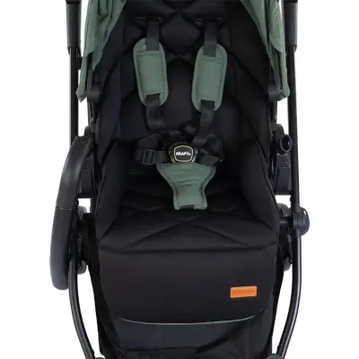 Kraft Viva I-Size Çift Yönlü Tek Elle Katlanabilir Travel Sistem Bebek Arabası Beige - 20