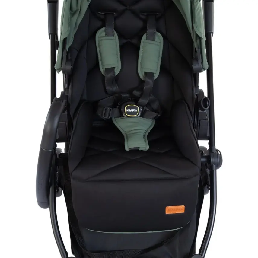 Kraft Viva I-Size Çift Yönlü Tek Elle Katlanabilir Travel Sistem Bebek Arabası Beige - 20