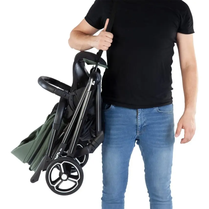 Kraft Viva I-Size Çift Yönlü Tek Elle Katlanabilir Travel Sistem Bebek Arabası Beige - 32