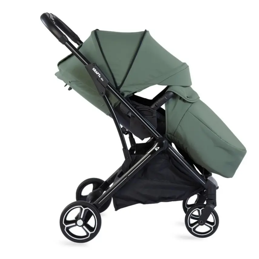 Kraft Viva I-Size Çift Yönlü Tek Elle Katlanabilir Travel Sistem Bebek Arabası Beige - 17