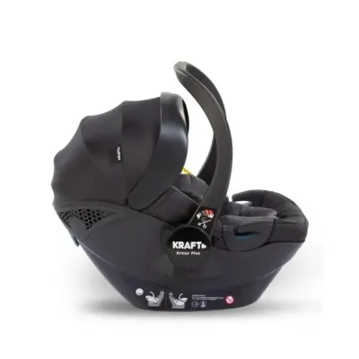 Kraft Viva I-Size Çift Yönlü Tek Elle Katlanabilir Travel Sistem Bebek Arabası Beige - 16