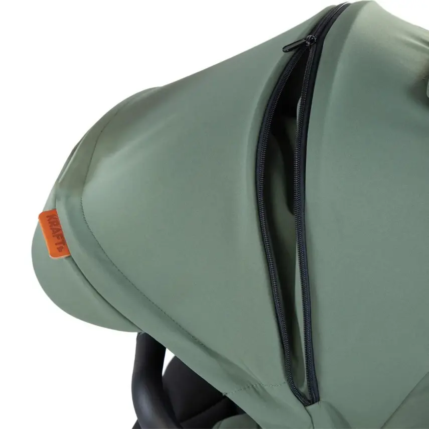 Kraft Viva I-Size Çift Yönlü Tek Elle Katlanabilir Travel Sistem Bebek Arabası Green - 35