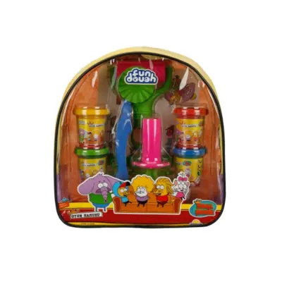 Kral Şakir Çantalı Oyun Hamuru Seti 4x50 Gr (1)