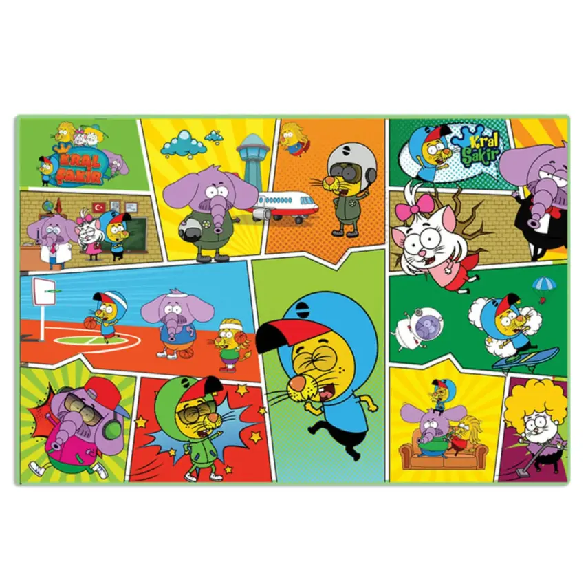 Kral Şakir Oyun Halısı Karikatür - 2