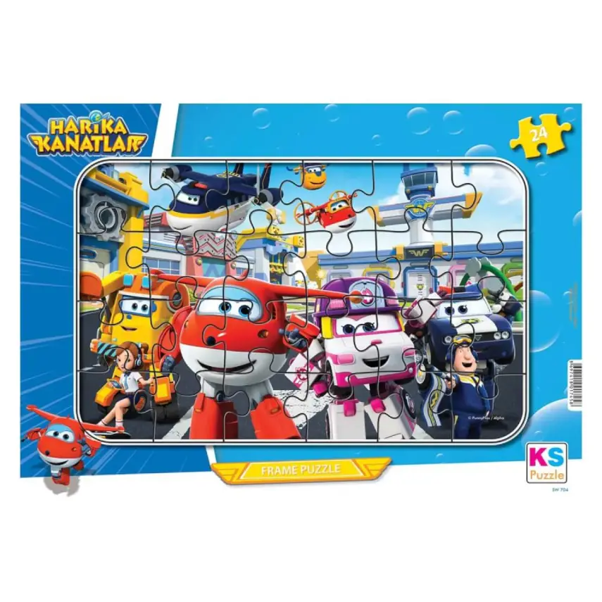 Ks Games 24 Parça Harika Kanatlar Frame Puzzle - 1