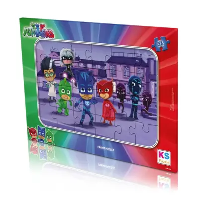 Ks Games 24 Parça Pj Masks Frame Puzzle - 2