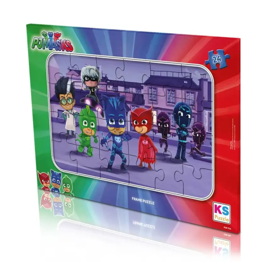 Ks Games 24 Parça Pj Masks Frame Puzzle - 2