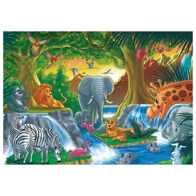 KS Games Animal in the wild Jumbo Puzzle 24 Parça (1)