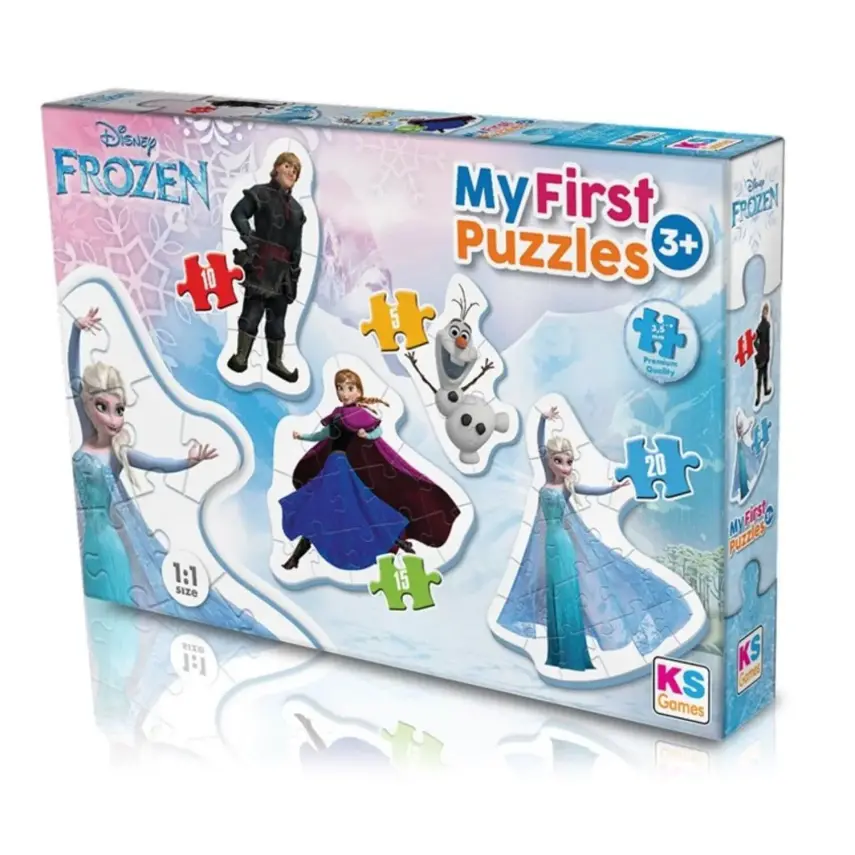 Ks Games Frozen MyFirst Cut Out Puzzles 4in1 - 1