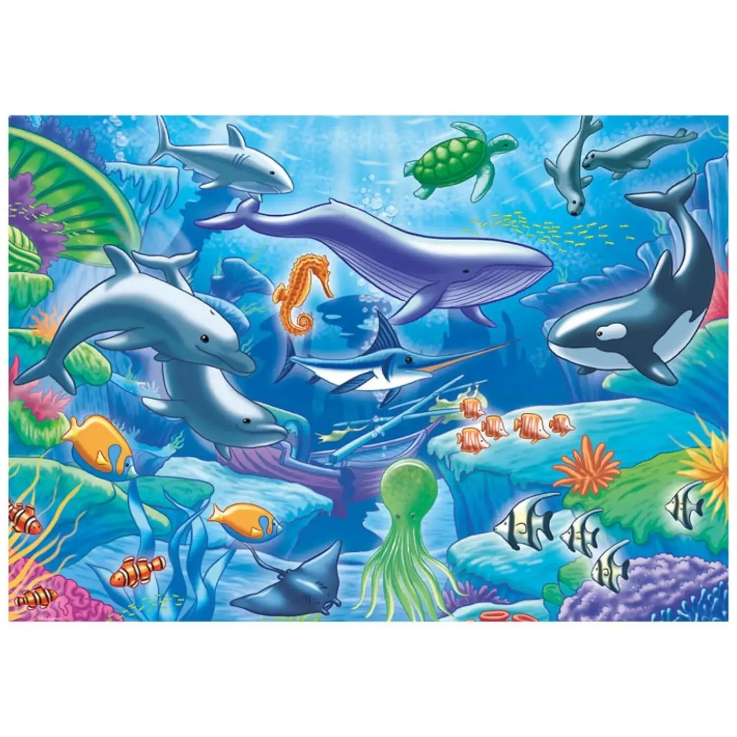 KS Games Life İn The Ocean Jumbo Puzzle 50 Parça | Satın Al