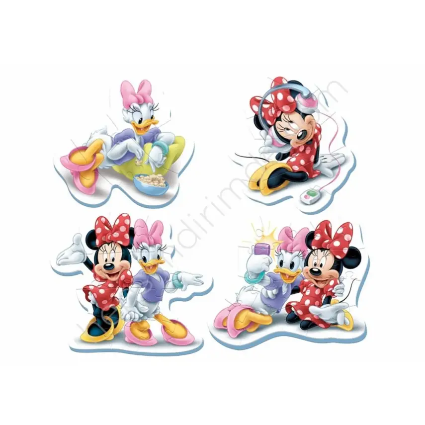 Ks Games Minnie Mouse MyFirst Cut Out Puzzles 4in1 - 3