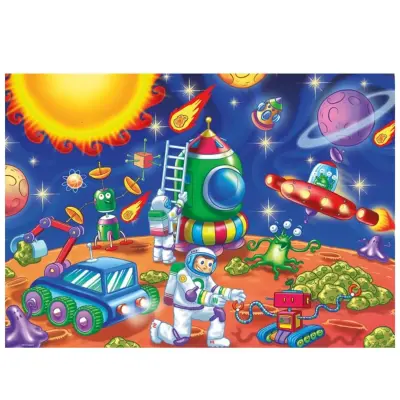 KS Games Space Explorers Jumbo Puzzle 24 Parça (1)