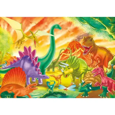 KS Games The Age Of Dinosaurs  Jumbo Puzzle 50 Parça - 2