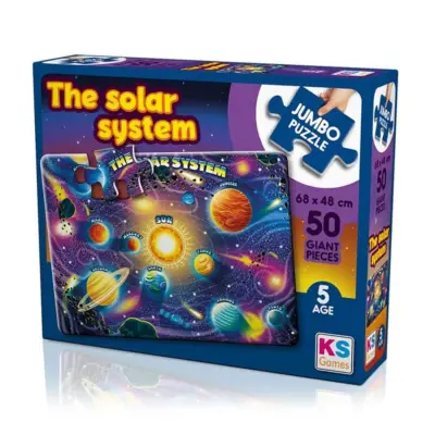 KS Games The Solar System Jumbo Puzzle 50 Parça - 1