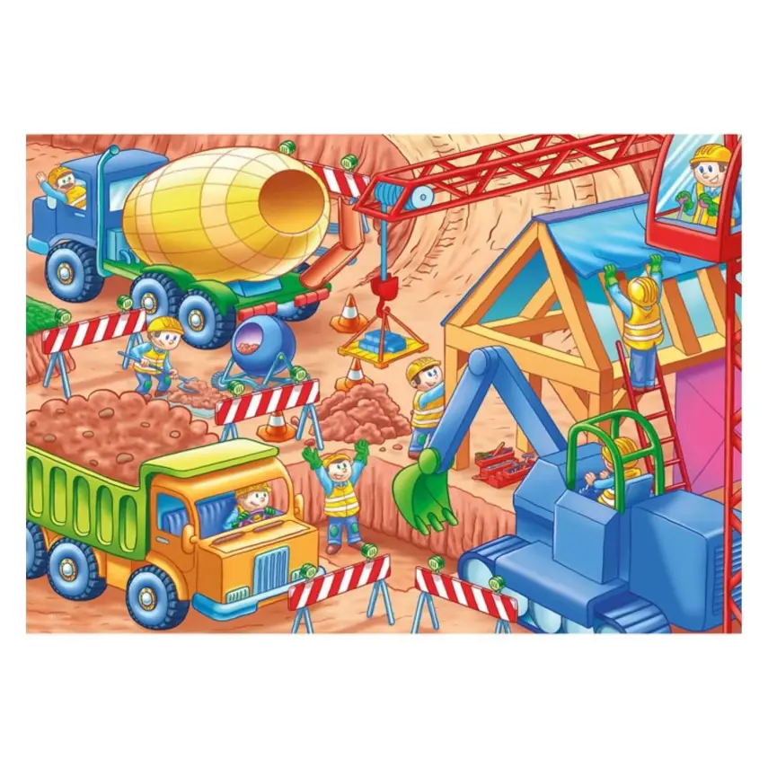 KS Games Under Construction Jumbo Puzzle 12 Parça - 2