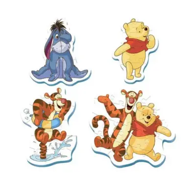 Ks Games Winnie The Pooh MyFirst Cut Out Puzzles 4in1 - 1