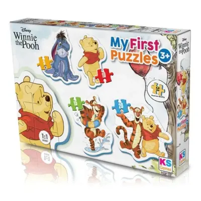 Ks Games Winnie The Pooh MyFirst Cut Out Puzzles 4in1 - 2