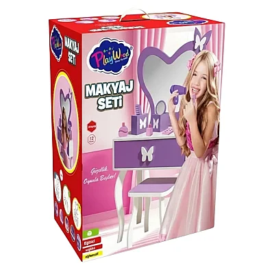 Kutuda Ahşap Makyaj Seti (1)