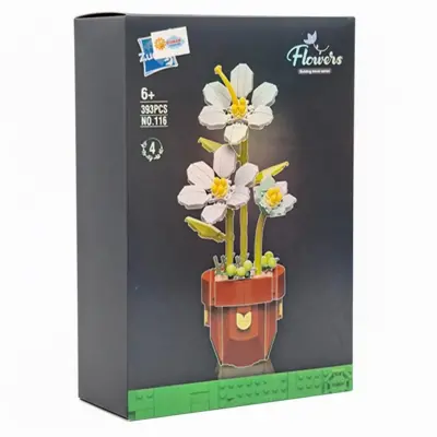 Kutuda Saksılı Lego Çiçekler
