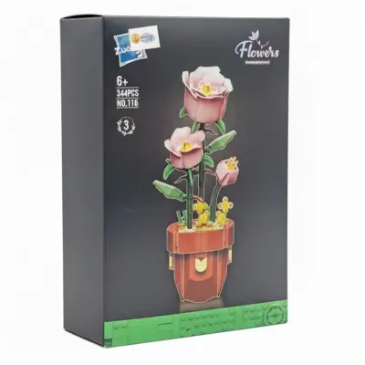Kutuda Saksılı Lego Çiçekler (1)