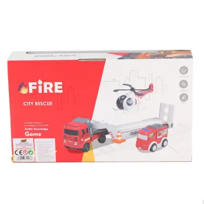 Kutulu 4-Araçlı Taşıyıcı Tır (1)