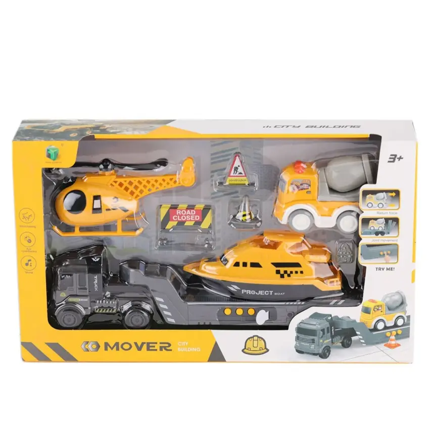 Kutulu 4-Araçlı Taşıyıcı Tır - 3