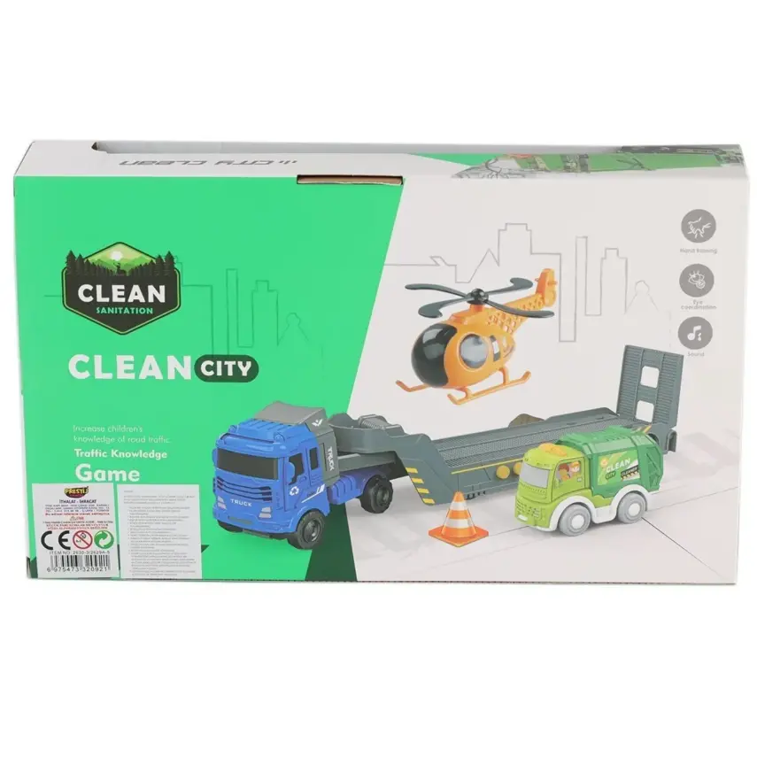 Kutulu 4-Araçlı Taşıyıcı Tır Seti - 4