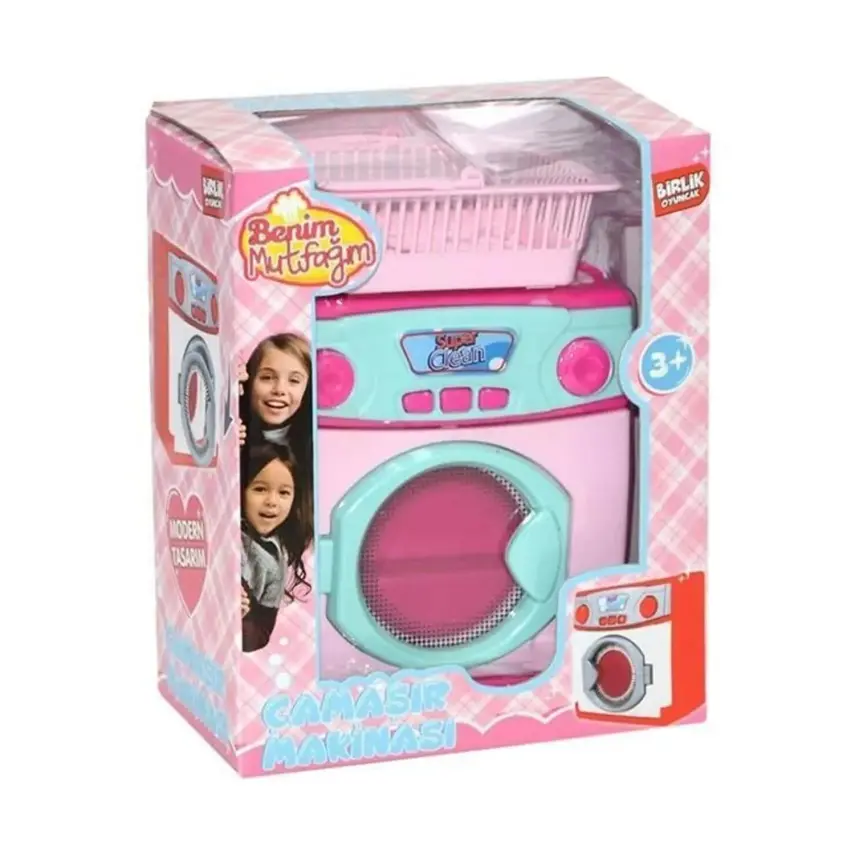 Kutulu Çamaşır Makinası Pembe - 2