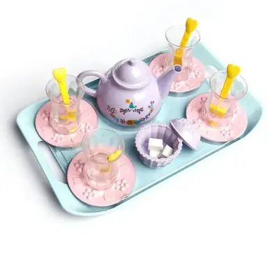 Kutulu Çay Vakti İnce Belli Bardaklarla - 1