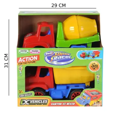 Kutulu İş Makineleri Kamyon Mixer - 3