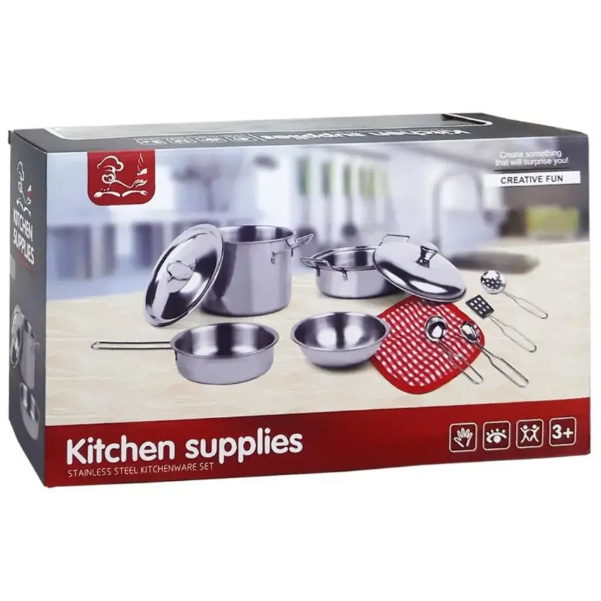 Kutulu Metal Mutfak Tencere Seti - 2