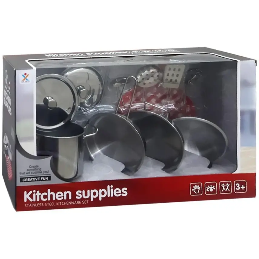 Kutulu Metal Mutfak Tencere Seti - 1