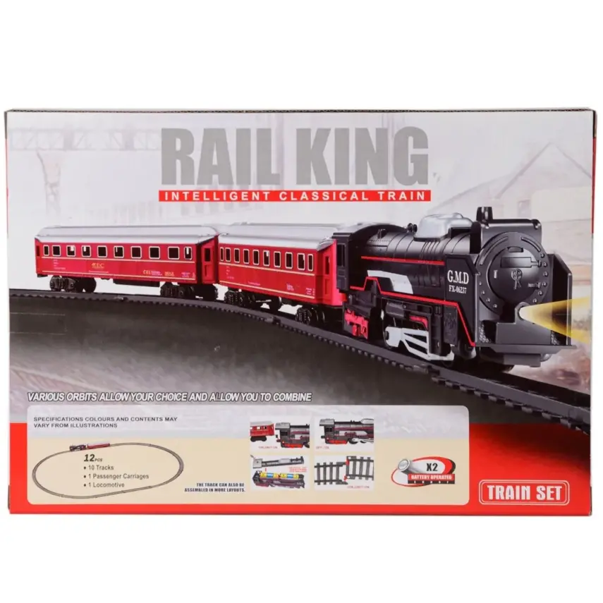 Kutulu Pilli Tren Seti 24 Parça - 1