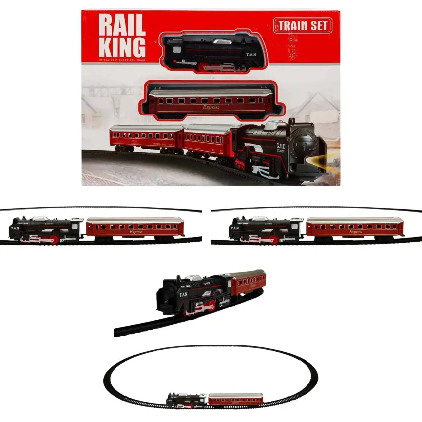 Kutulu Pilli Tren Seti 48 Parça - 1