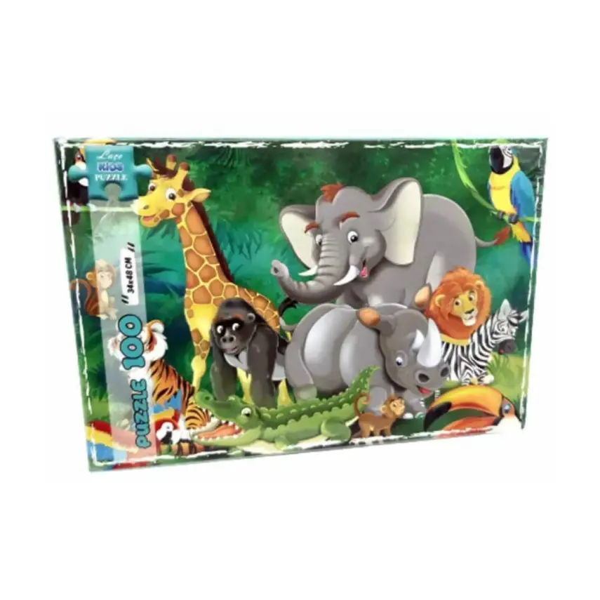 Laço Kids Doğadaki Hayvanlar Puzzle 100 Parça - 2