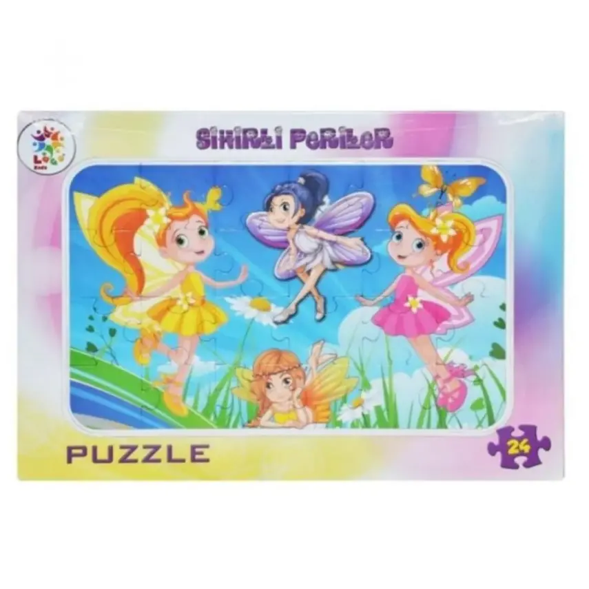 Laço Kids Frame Puzzle Kelebek Kızlar - 1