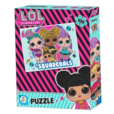 Laço Kids Lol 100 Parça Kutu Puzzle  (1)