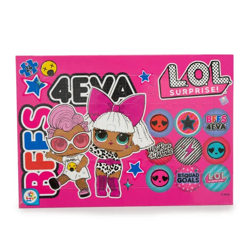 Laço Kids Lol Frame Puzzle 24 Parça LCO-LOL7594 - 1