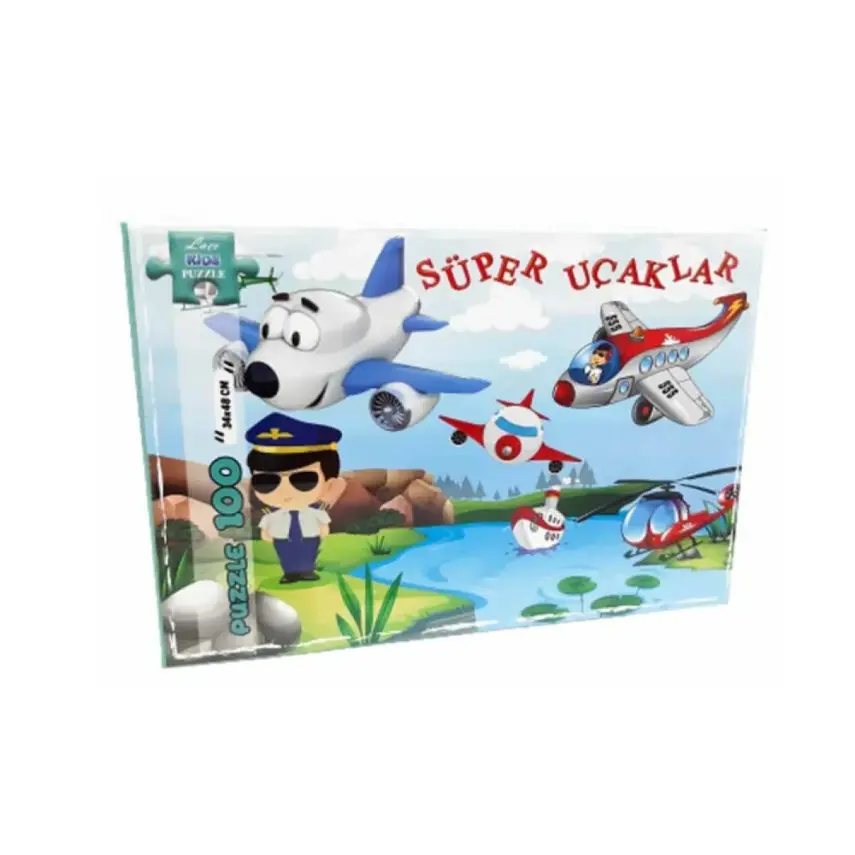 Laço Kids Süper Uçaklar Puzzle 100 Parça - 2