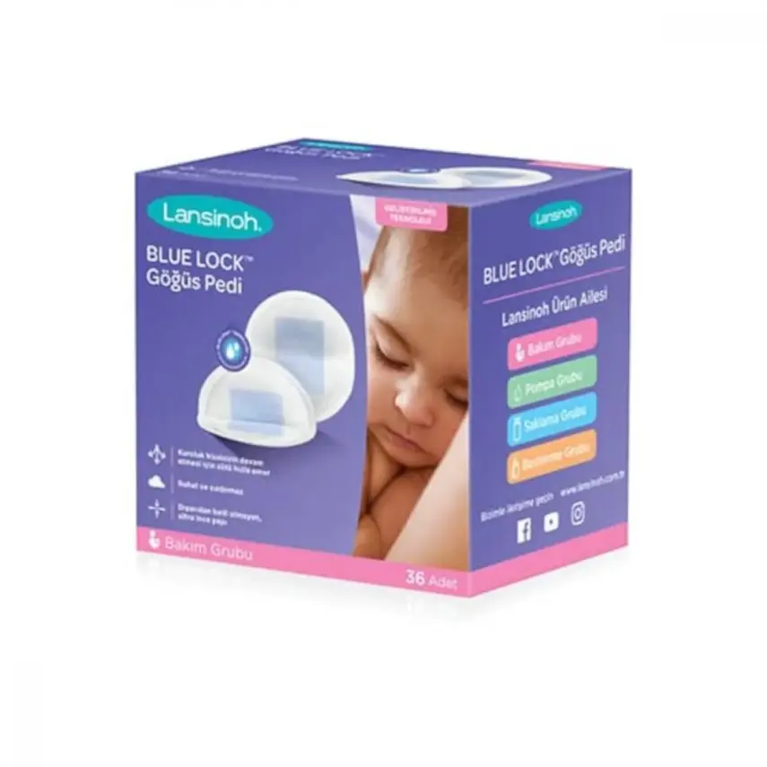 Lansinoh Blue Lock Göğüs Pedi 36lı - 8