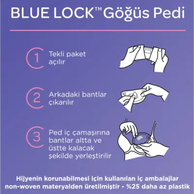 Lansinoh Blue Lock Göğüs Pedi 36lı - 6