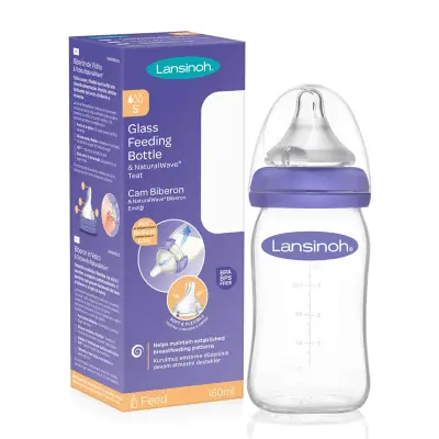 Lansinoh Cam Biberon 160 ml (1)