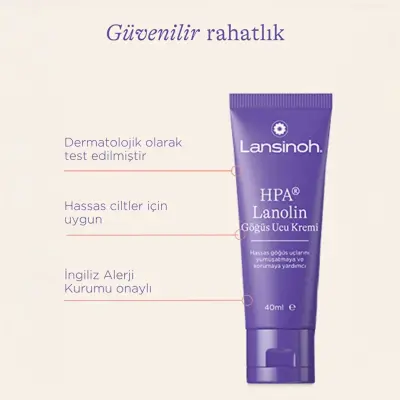 LANSINOH Göğüs Ucu Çatlak Kremi 40ml - 8