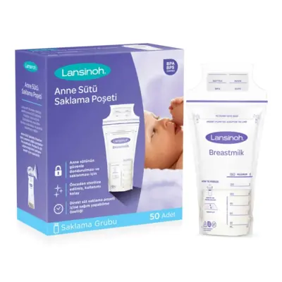 Lansinoh Kompakt Tekli Elektrikli Göğüs Pompası+ Süt Saklama Poşeti 50li - 6