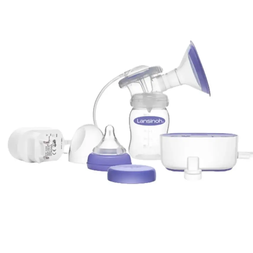 Lansinoh Kompakt Tekli Elektrikli Göğüs Pompası + Bebektif Mini Çanta Gri - 3