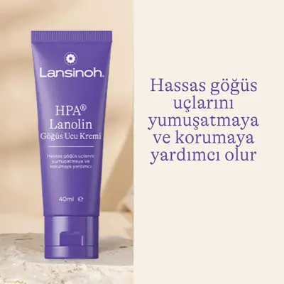 Lansinoh Lanolin Göğüs Ucu Kremi 40 ml x 2 Adet (1)