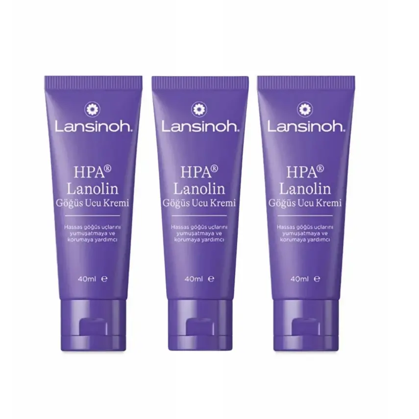 Lansinoh Lanolin Göğüs Ucu Kremi 40 ml x 3 Adet - 1