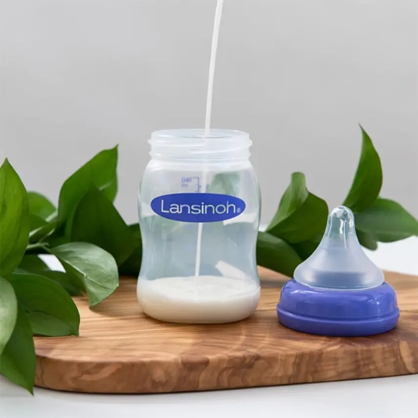 Lansinoh Natural Wave Silikon Biberon Emziği 2li Hızlı Akış - 7