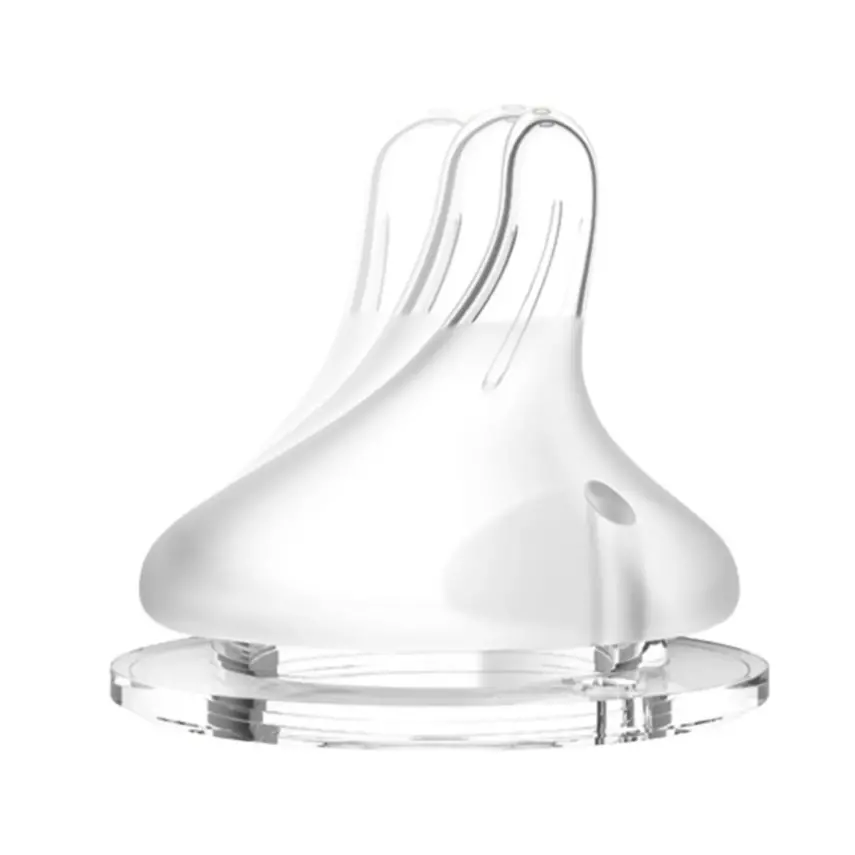 Lansinoh Natural Wave Silikon Biberon Emziği 2li Hızlı Akış - 6