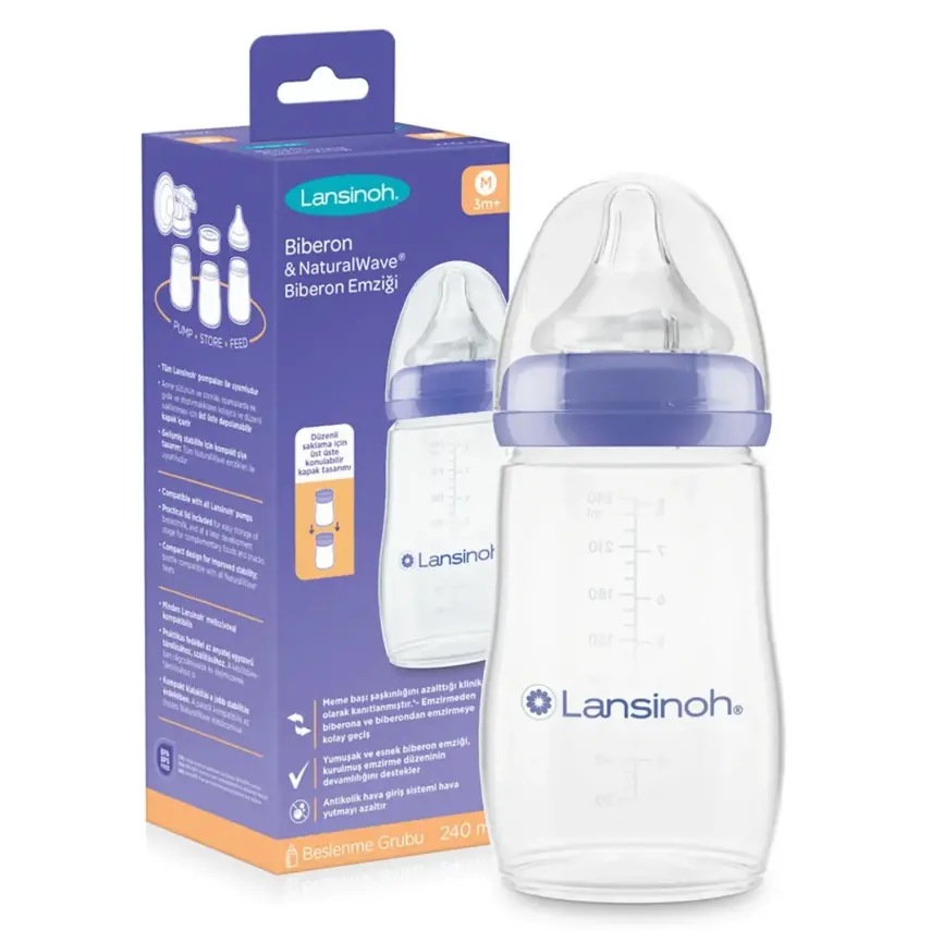 Lansinoh PP Biberon 240 ml - 1